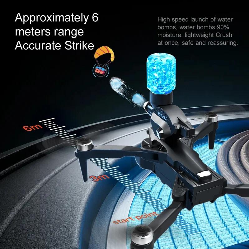 K11MAX Drone with Water Bombs  - Drone Gimbal Mount ulasan dan harga