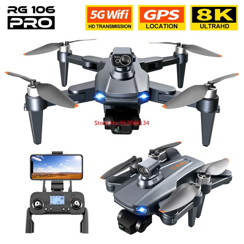 8K ESC Camera GPS Obstacle Avo - Drone Gimbal 3 Axis ulasan dan harga