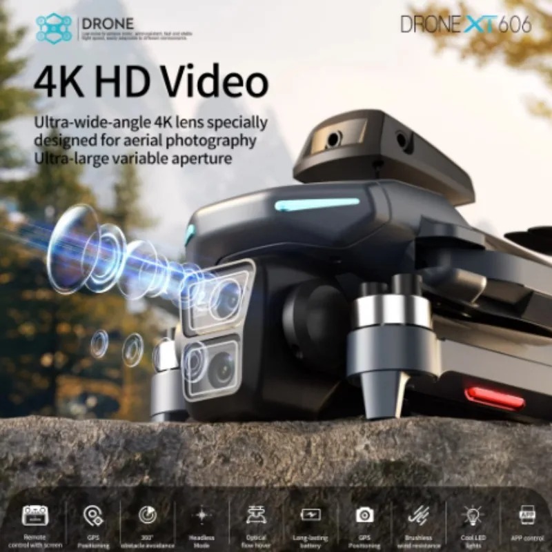 Lenovo XT606 GPS Drone Brushle - Drone Gimbal Mount ulasan dan harga