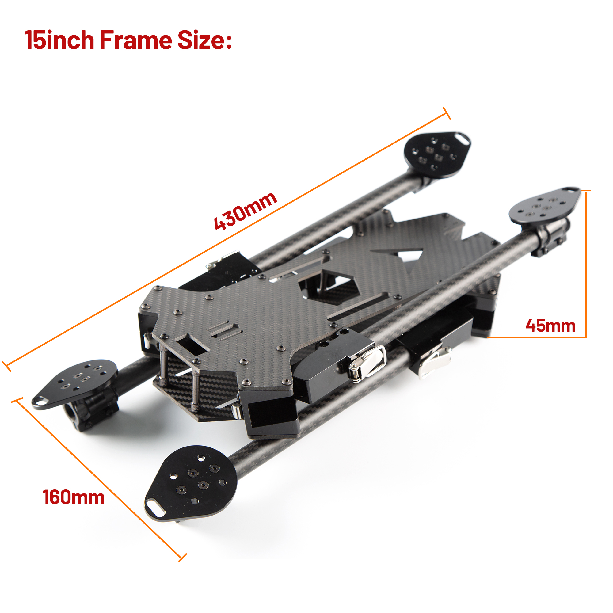 15inch /17inch FPV Carbon Fibe - Drone Gimbal Controller ulasan dan harga