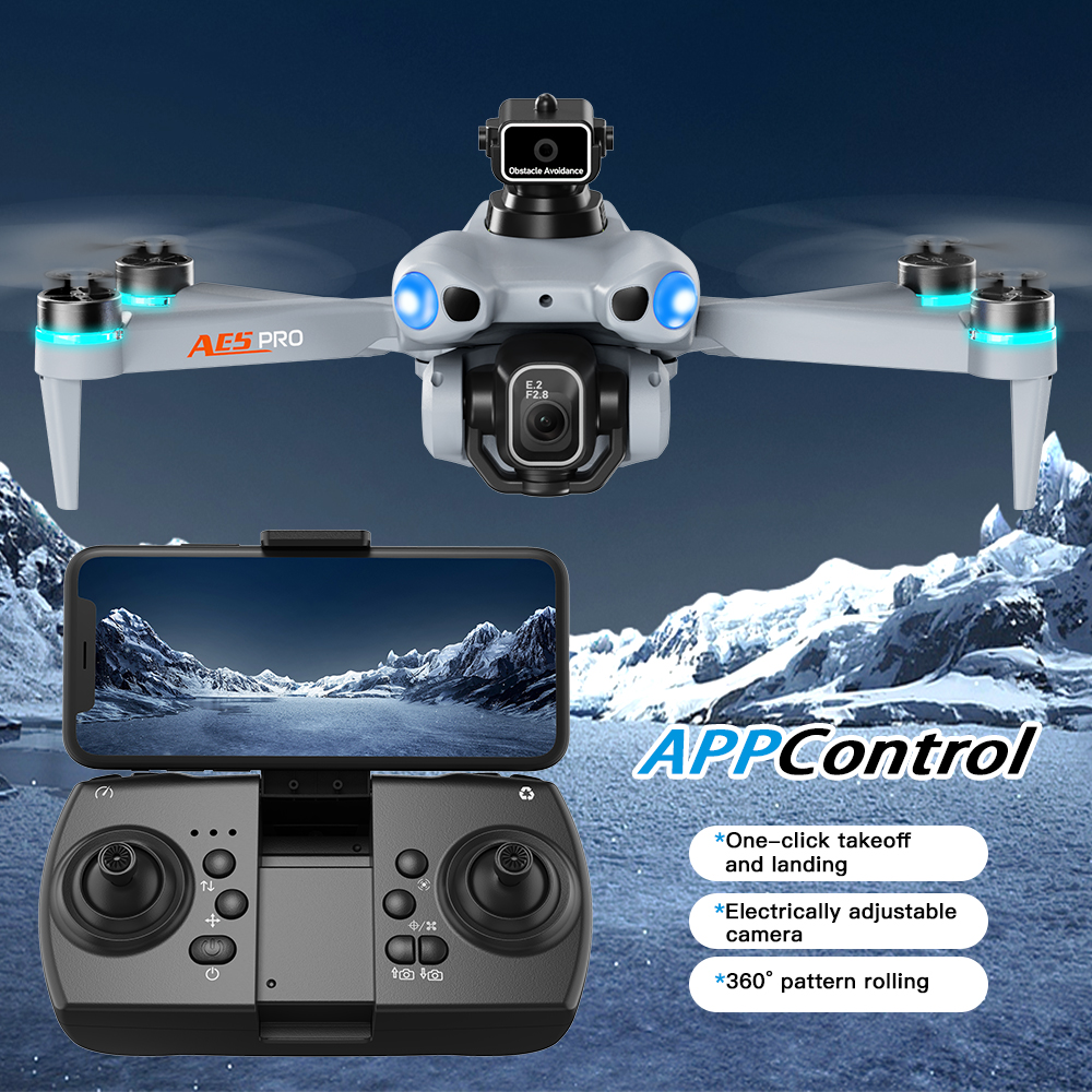 2026 New AE5 Pro Drone 8K HD 4 - Drone Gimbal 2 Axis ulasan dan harga