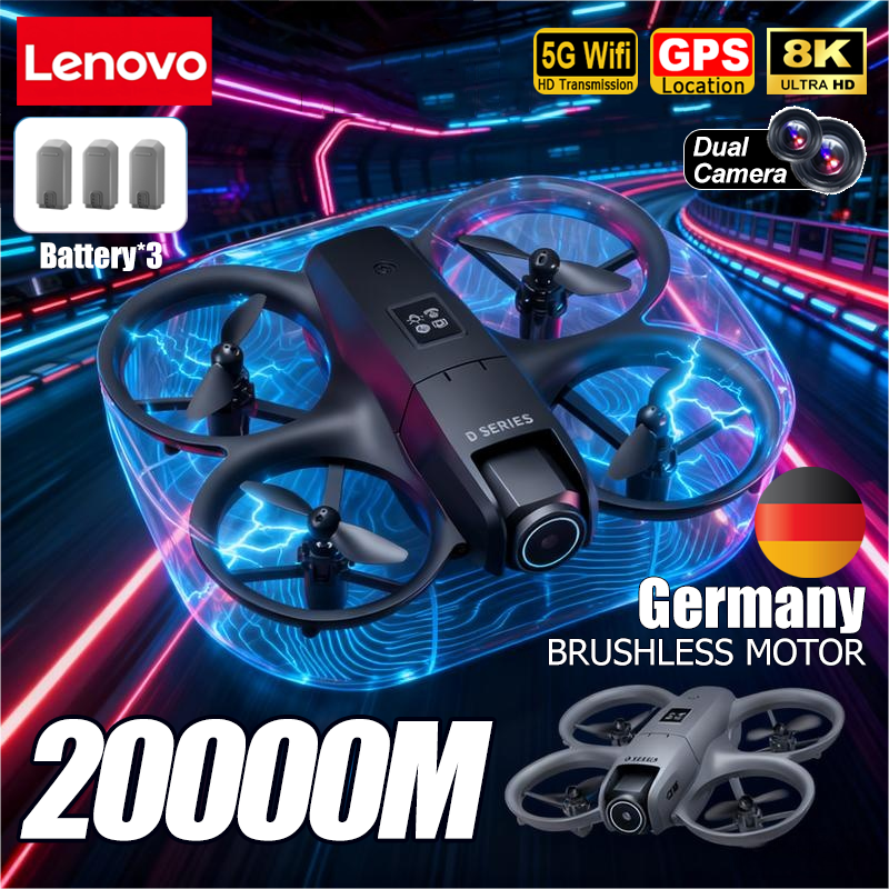 Lenovo D16 GPS Drone 8K Aerial - Drone Gimbal Brushless ulasan dan harga