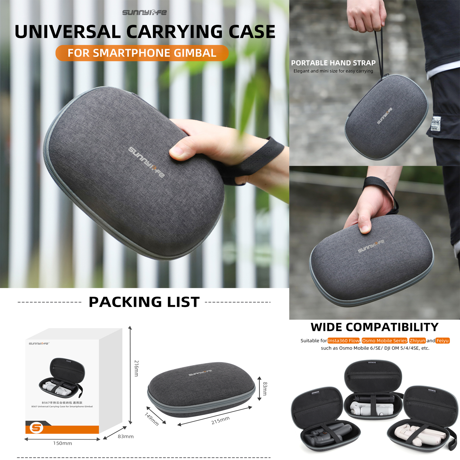 Sunnylife Hard Case Protective - Drone Gimbal For Insta360 ulasan dan harga