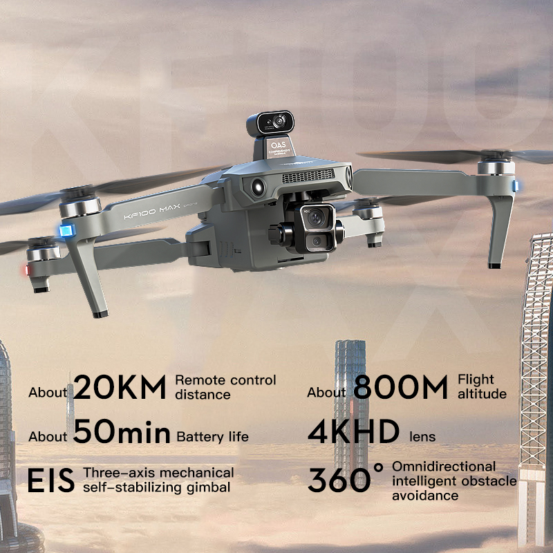 SJRC KF100 MAX 8K UHD Photo HD - Drone Gimbal Case ulasan dan harga