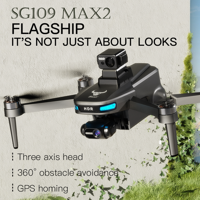 SG109 MAX2 Professional FPV 8K - Drone Gimbal 3 Axis ulasan dan harga