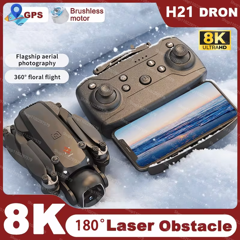 2026 NEW H21 Drone 5G GPS Prof - Drone Gimbal Mount ulasan dan harga