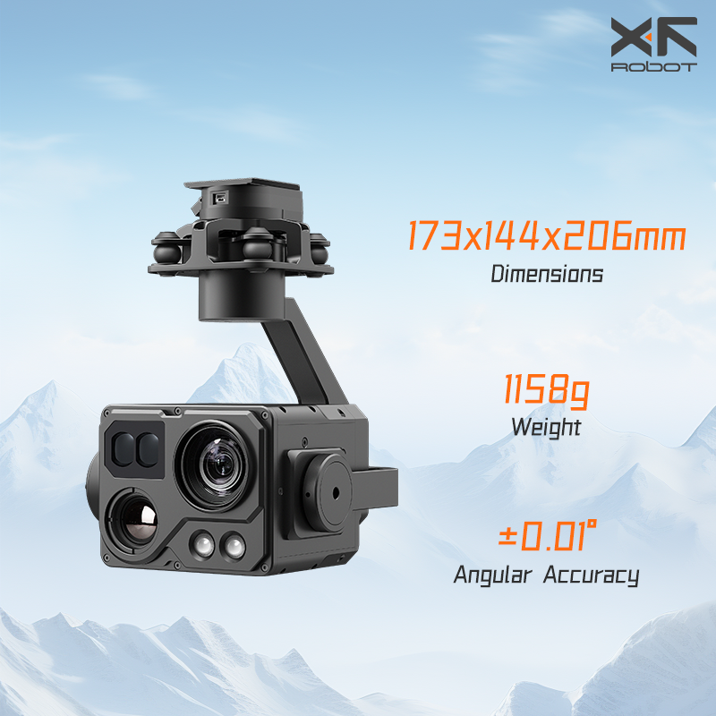 Z-9B AI 3-Axis Pod Target trac - Drone Gimbal 3 Axis ulasan dan harga