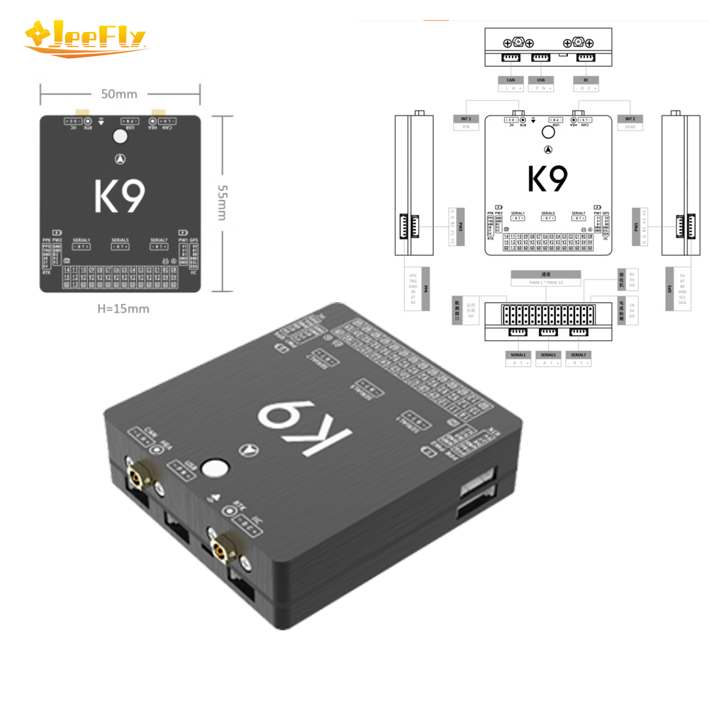 1PCS ACFLY K9 Flight Controlle - Drone Gimbal 3 Axis ulasan dan harga