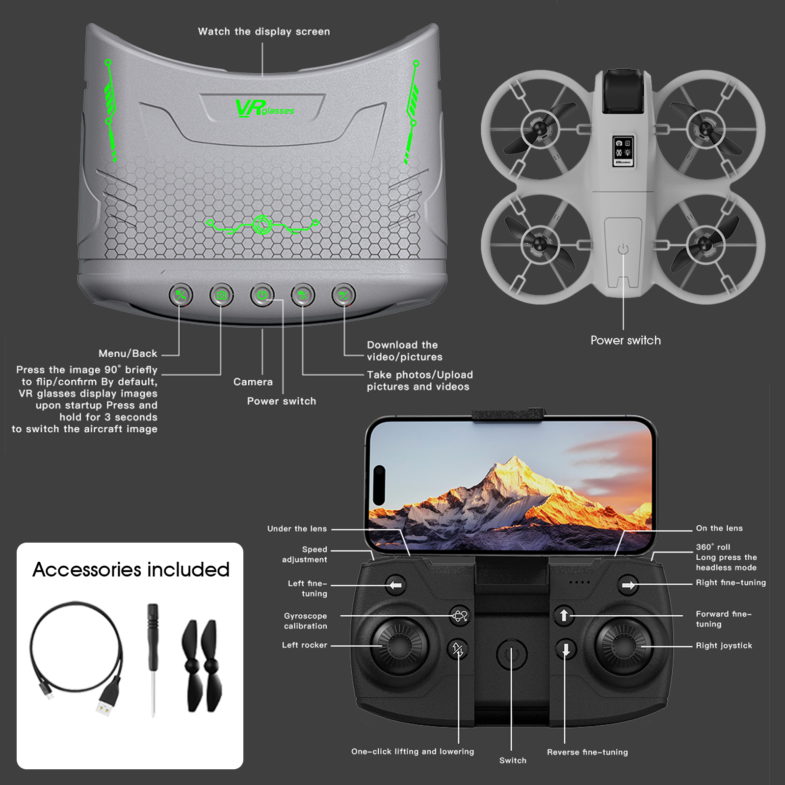 Mini Drone That Is Easy For Be - Drone Gimbal Case ulasan dan harga