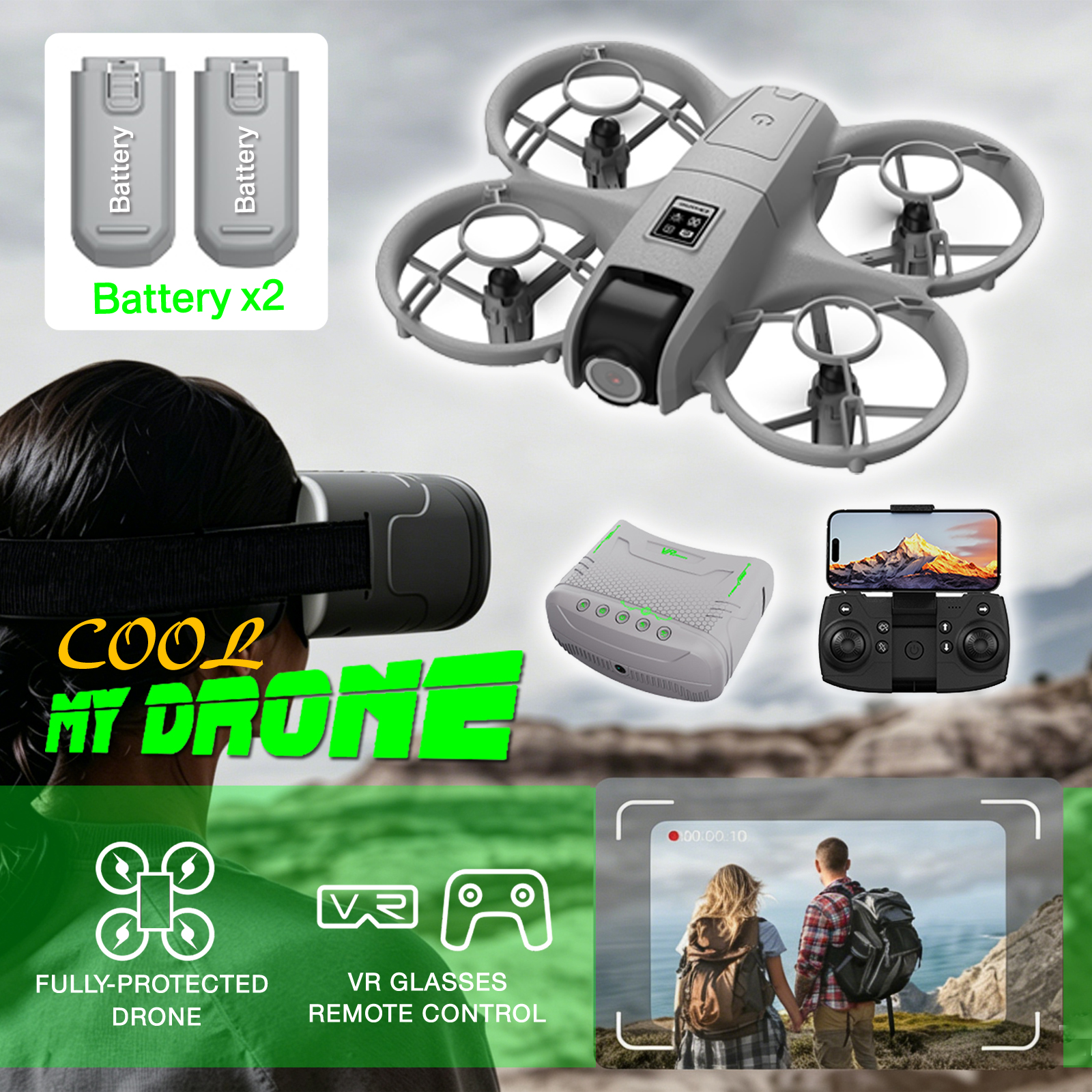 Mini Drone That Is Easy For Be - Drone Gimbal Case ulasan dan harga
